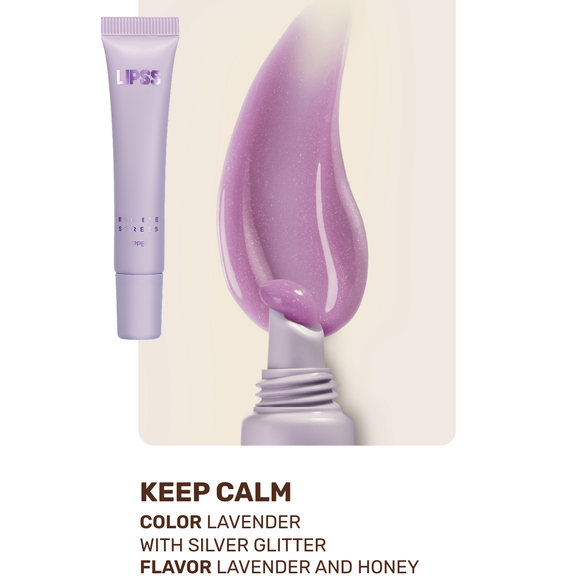 Lipss Lip Gloss Keep Calm Lavender