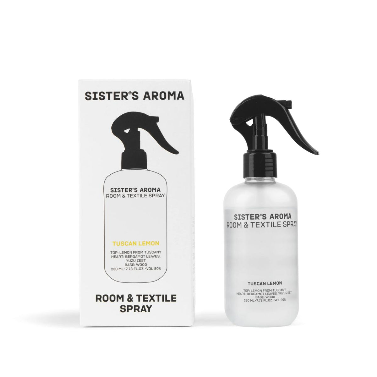 Sister's Aroma Room and Textile Spray Tuscan Lemon