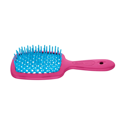 Janeke Superbrush Fuchsia & Neon Blue