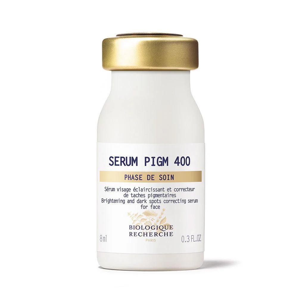 Biologique Recherche serum PIGM 400 travel size on a white background 