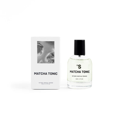 Sister's Aroma Matcha Tonic perfume on a white background
