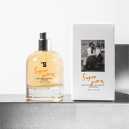 Sister's Aroma Perfume Sugar Porn on a white background
