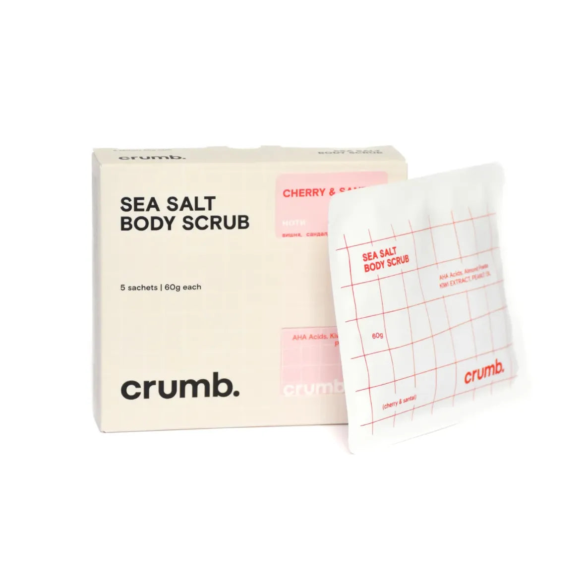 Crumb Sea Salt Scrub Cherry & Santal