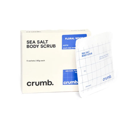 Crumb Sea Salt Body Scrub Floral Wood