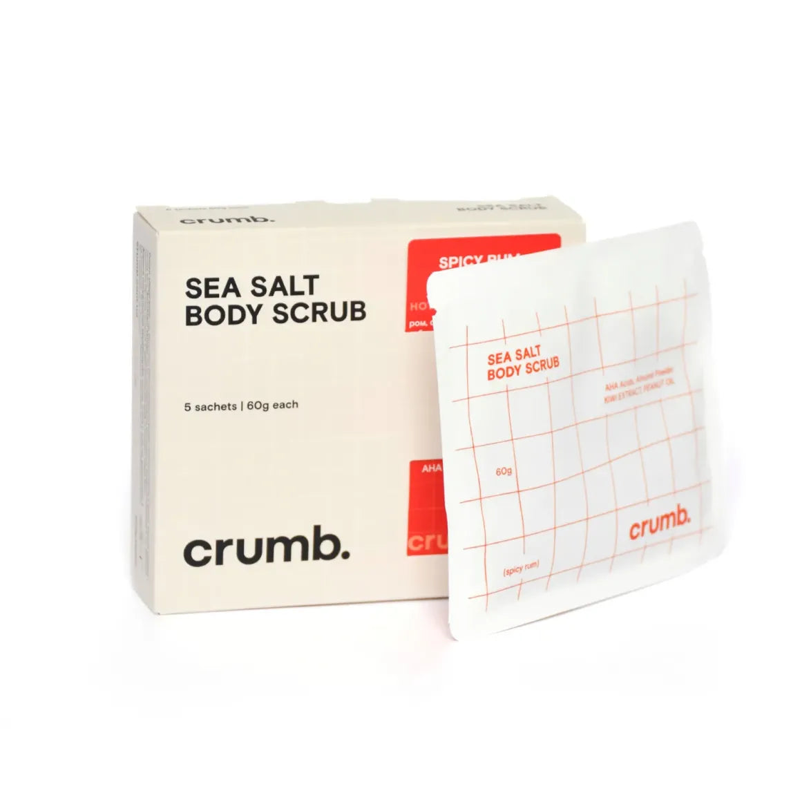 Crumb Sea Salt Body Scrub Spicy Rum