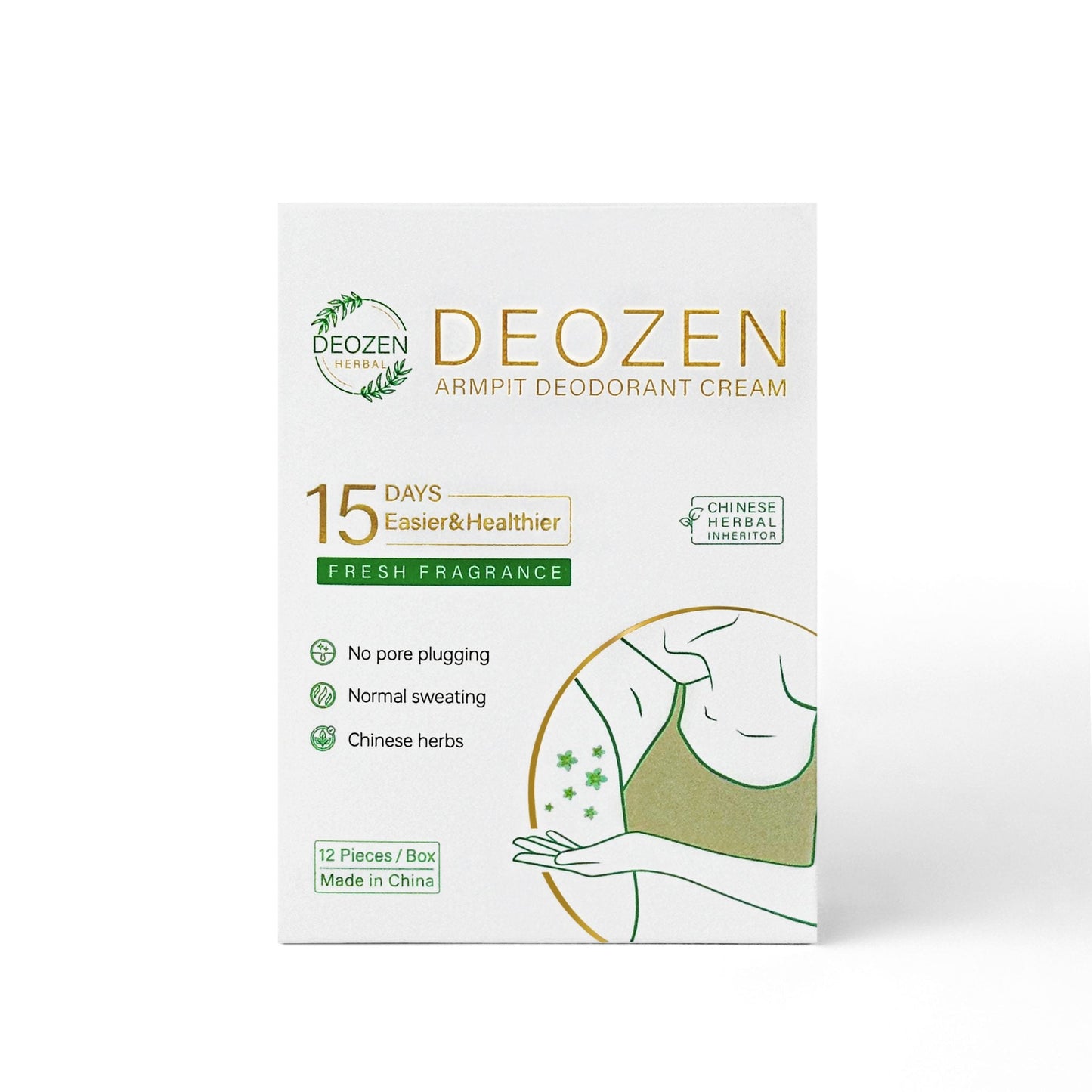 DEOZEN is a natural herbal-based cream deodorant that doesn’t block sweating, yet neutralizes underarm odour for up to 15 days from a single use. 