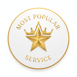 icon for most popular  beauty salon