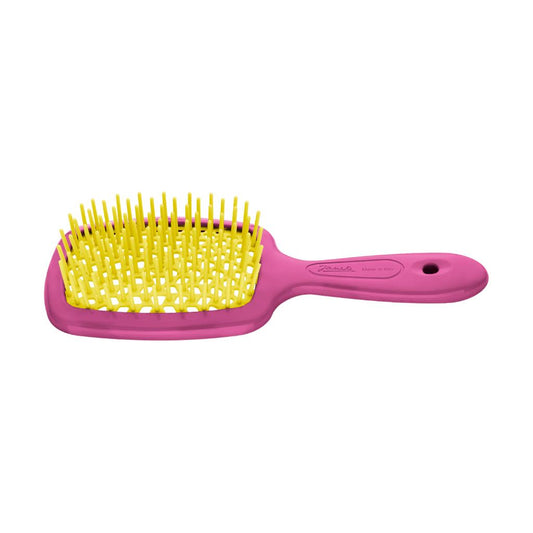 Janeke Superbrush Yellow & Neon Fuchsia