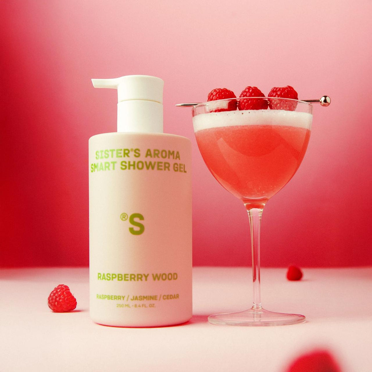 Sister's Aroma Shower Gel Raspberry Wood