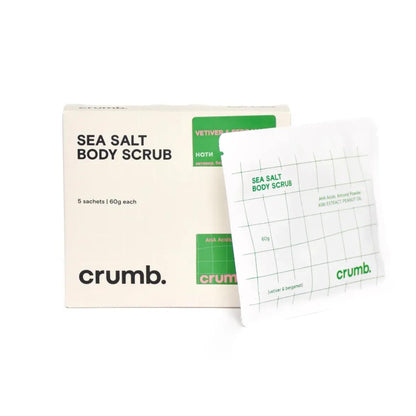 Crumb Sea Salt Body Scrub Vetiver & Bergamot
