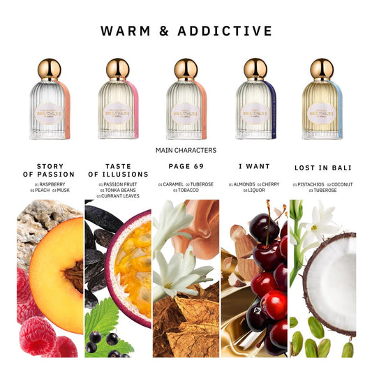 Bibliotheque de Parfum Discovery Set " Warm and Addictive "